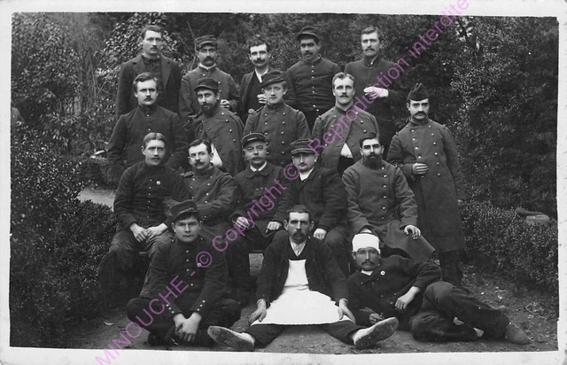 RPPC MILITARY PHOTO CARD A Group of Soldiers