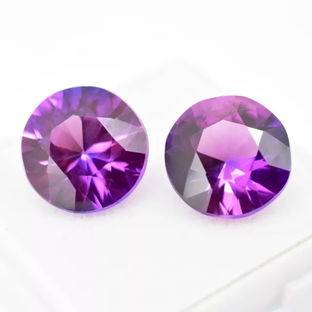 13.15 Ct Natural Purple Pink Tanzanite Beautiful Gemstone Pair