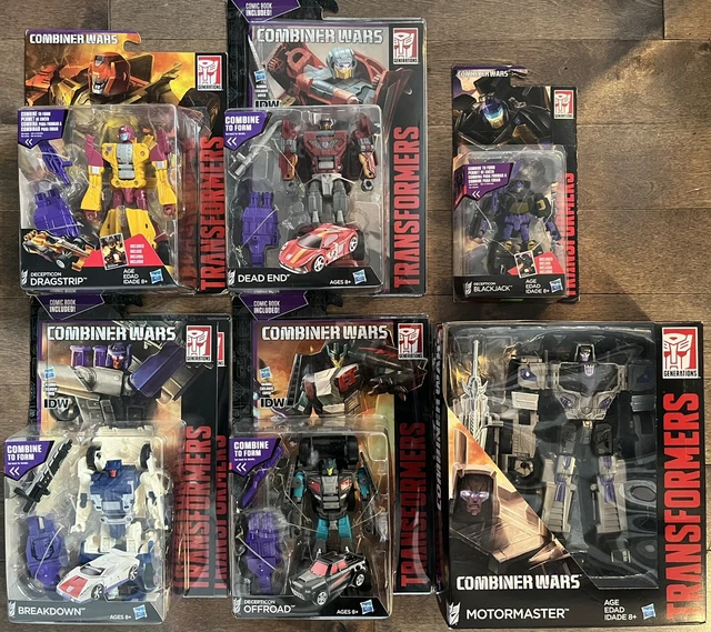LOT DE 6 stunticons Transformers Generation Combiner Wars MENASOR POTP ...