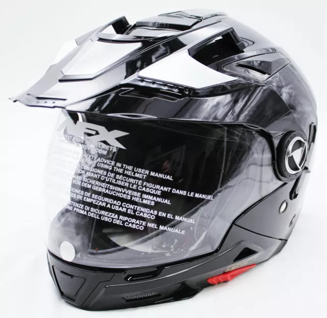 AFX Gloss Black FX-55 Helmet - Size XL PN 1041247