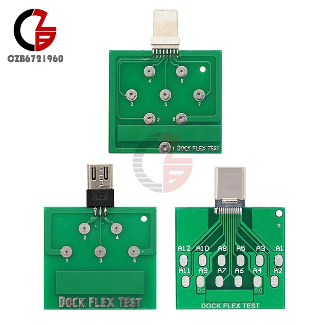 MICRO DOCK FLEX Test Board USB Type-C U2 Battery Power Charging Port ...