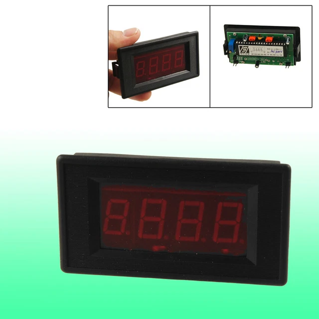 LED DISPLAY AC 0-300V Panel Mounting Voltage Meter Voltmeter £12.88 ...