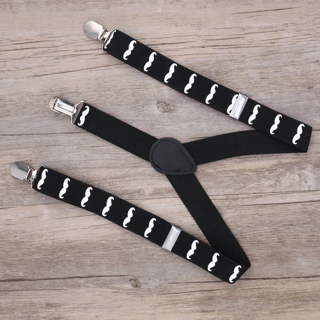 1 pc Bards Motif Bretelles En Forme de Y Élastique Ceinture Ceinture Bretelles