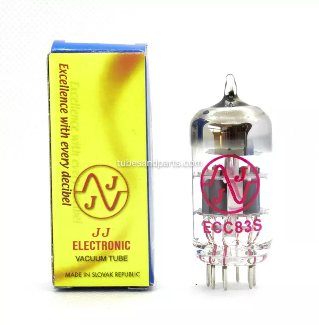 ECC83 - 12AX7 JJ Electronic New tube válvula nueva from factory ECC83S