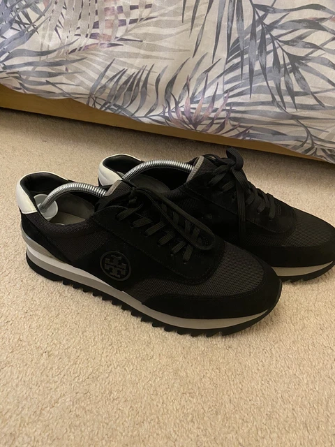 TORY BURCH BLACK Trainers UK7.5 US10 30.00 PicClick UK
