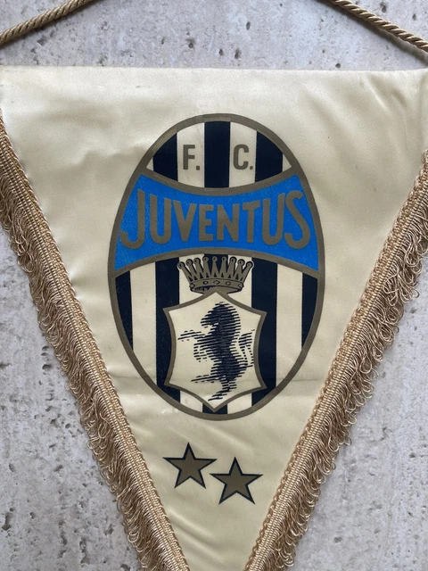 Rarissimo Gagliardetto Juventus Due Stelle Con Scudetto Copyright Of A
