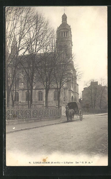 CPA Isle-Adam, l´Eglise