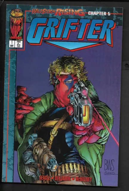 pk70231:Comic Book Lot of 5 Image Comics Grifter - Issues # 1,2,3,4,7   1995