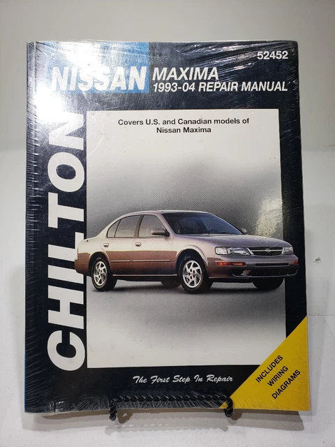Chilton Nissan Maxima 1993-2004 Repair Manual Book & Wiring Diagrams #52452