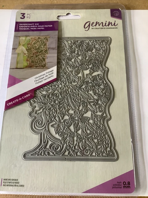 GEMINI BY CRAFTERS Companion , papercraft die , New, Christmas Foliage ...
