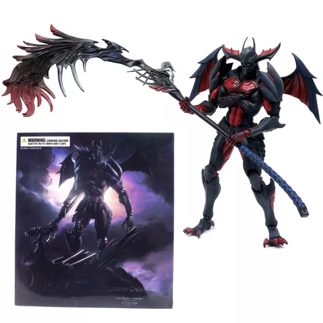 Square Enix Monster Hunter 4: Diablos Armor (Rage Version) Ultimate Play  Arts Kai Figure