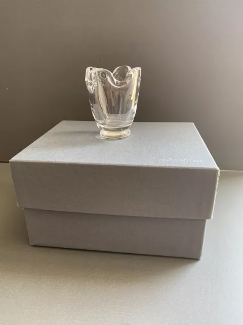 Steuben Glass Cigarette Urn #8105,Signed