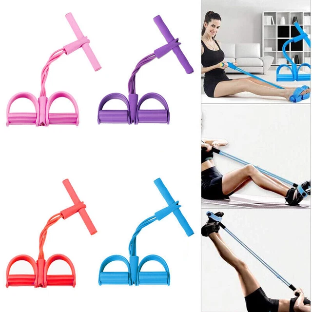 GYM WORKOUT BANDS Pedal Ankle Puller Resistance Bands Elastic Up