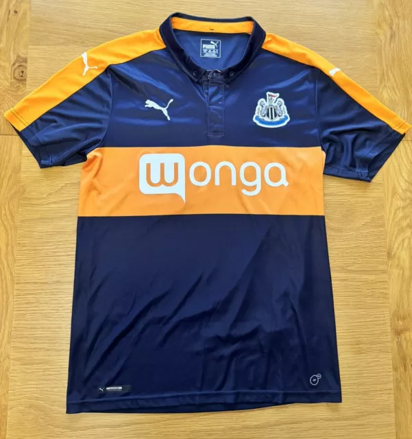 Newcastle United Shirt 2016-17 Men’s Size Medium Away Puma Wonga NUFC