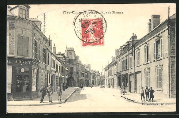CPA Fere-Champenoise, Rue de Sèzanne 1913