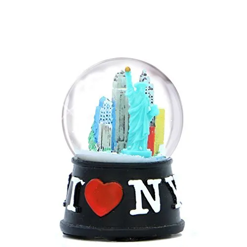 Mini 2.5 Inch New York City I Love NY Skyline Snow Globe NYC Souvenir from NYC