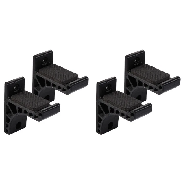 2 Pairs Abs Wall Mount Bow Archery Stand Rack Hunting Holder