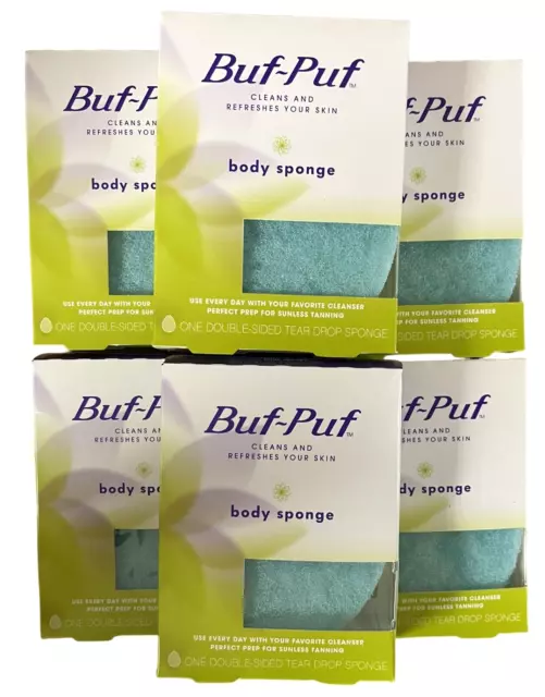 Esponja corporal Buf-Puf BODYMATE (paquete de 6) verde