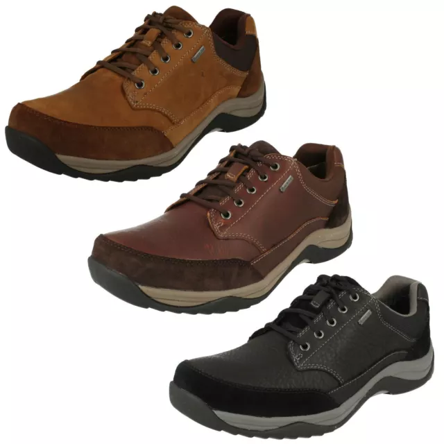 CLARKS UOMO CASUAL Gore Tex Scarpe con Lacci Baystonego GTX EUR