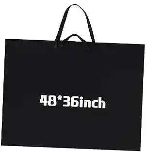 Large Art Portfolio Bag with Nylon Shoulder 48 x 36 Inch Poster Board black