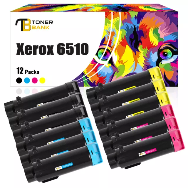 1-12 Toner für Xerox Workcentre 6515dn 6515dnm 6515dni 6515n Phaser 6510n 6510dn