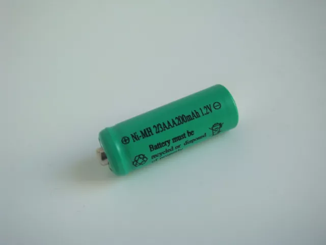 Batería Ni-MH 2/3AAA 200mAh 1,2V para Luces SOLARES Decoración Micro AAA Batería