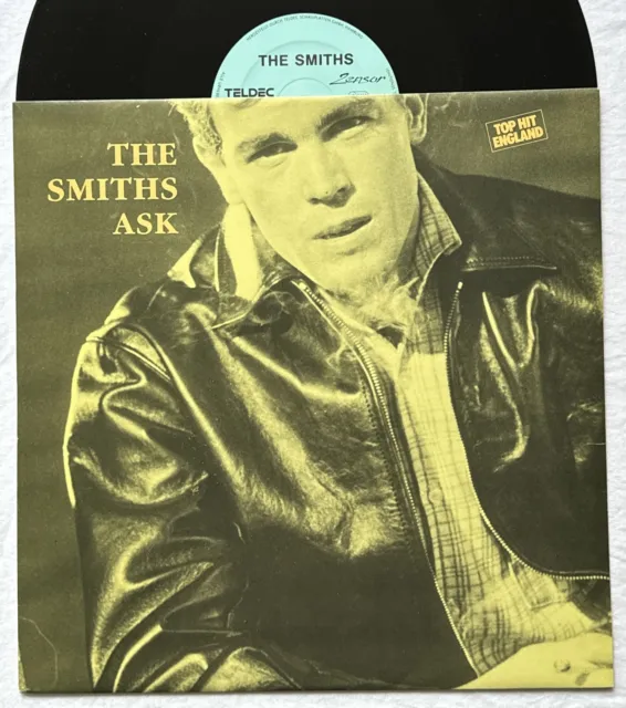 THE SMITHS -Ask- Rare German Black Vinyl 12" + Different Picture Sleeve (Record)