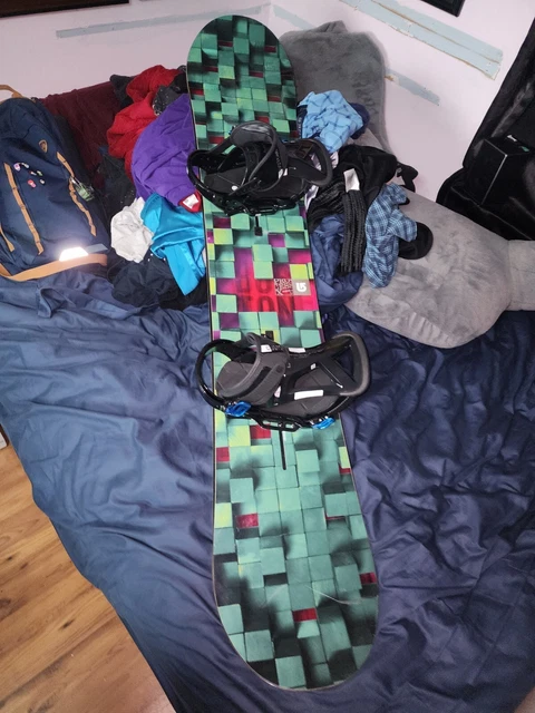 Burton Process Flying V 155cm snowboard with bag Burton Process Flying V 155cm snowboard with bag