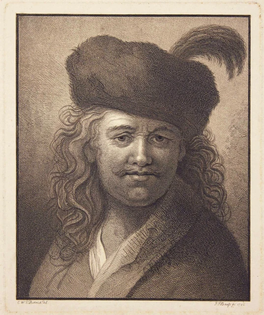 Johann Friedrich Bause (1738-1814), Mann in orientalischer Tracht