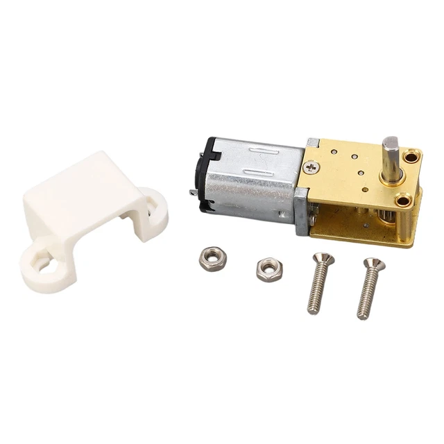 Moteur Réduction DC 6V 15RPM - Haut Couple Pour Projets Robotiques Et Mécaniques
