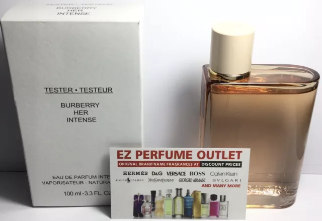 Burberry Her Intense Woman Perfume Parfum 100Ml (3.3Oz) Tester Box New Unused