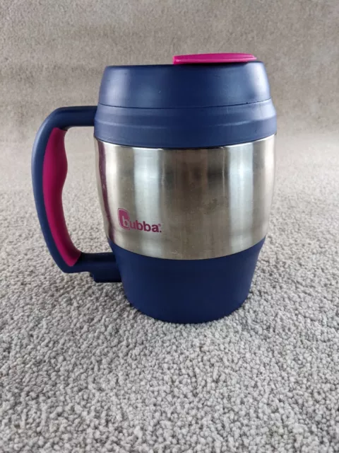 Bubba Insulated Thermos Travel Mug Hot Cold Coffee Tea 52oz Tumbler Cup Blue