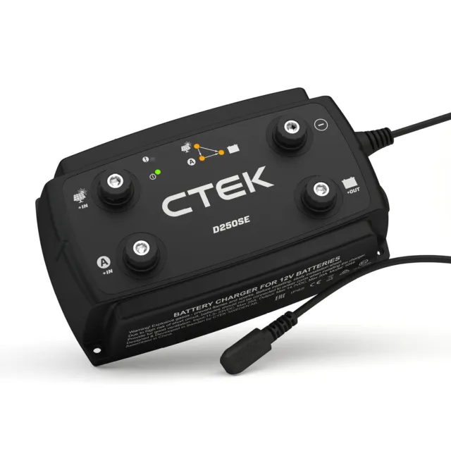 Ctek Battery Charger - D250se - 11.5-23V Automatic 20A 5 Step 40-315