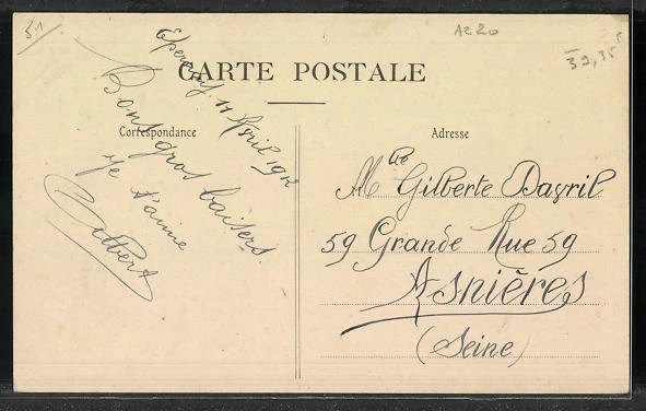 CPA Épernay, Les bords de la Marne 1912 2