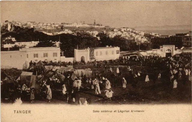 CPA AK MAROC TANGER - Soko exterieur et Legation Allemande (280797)