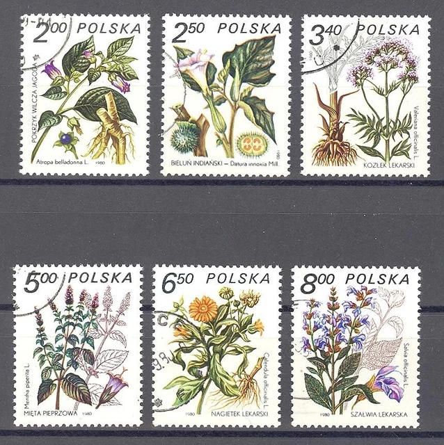 Polen Einsteckkarte mit MiNr. 2706 bis 2711 (oo)