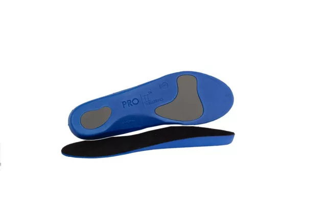 PRO 11 WELLBEING moisture absorbing Orthotic insoles for knee, back pain plantar