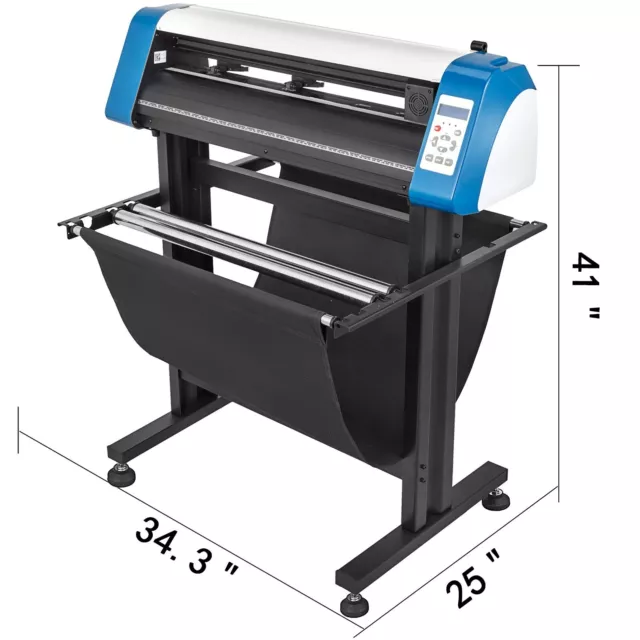 28" Vinyl Cutter Plotter Cutting Laser Plotter Optical Sensor Print Contour Cut