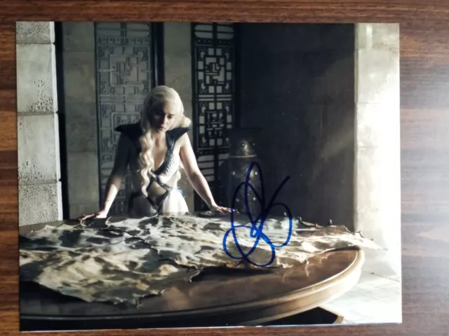 Emilia Clarke Authentic Autographed 8x10 Signed Photo Game of Thrones