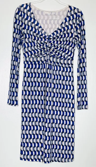 BODEN 100% LYOCELL Jersey Super Soft Women's Midi Dress Blue Grey Print Sz  6R US $30.00 - PicClick
