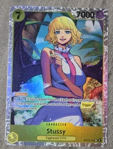STUSSY SR OP13-110 ENGLISH ONE PIECE Card Carrying on His Will