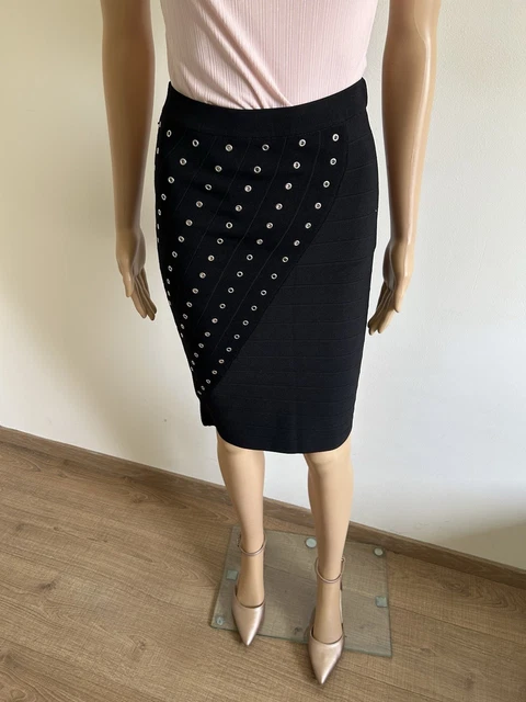 Jupe Noire évasée Georges Rech Taille 42 - Laine, Comme Neuve - Occasion Très Bon état