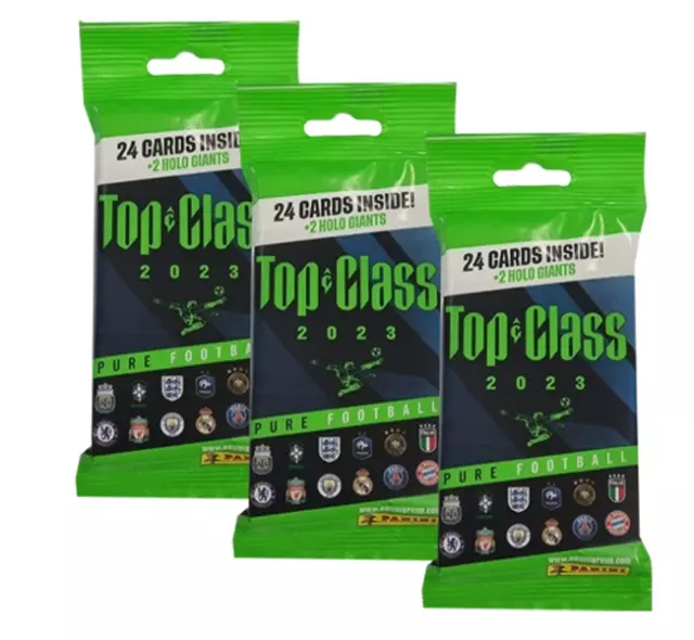 Panini Top Class Adrenalyn XL 2023 – 3x Fat Pack Booster Sasion 2022-2023