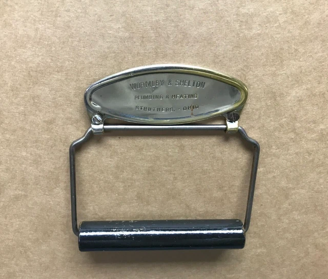 Antique Nickel Brass Toilet Paper Holder Vintage Plumbing & Heating Old 1819-22B 3