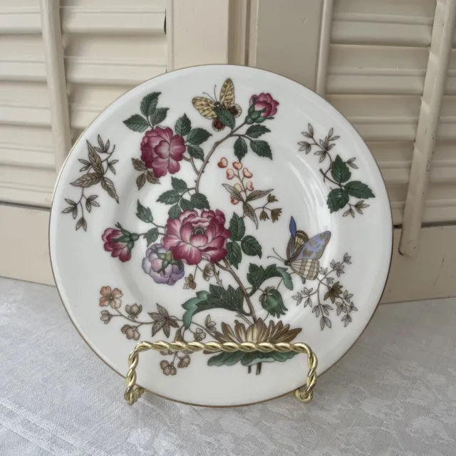 Wedgwood Charnwood 3984 Bone China Bread and Butter Plate 6" Floral Butterflies
