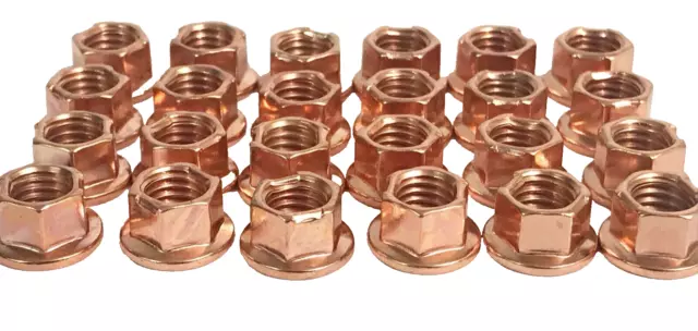 Brass K Nut for Kart Wheels - Pack of 48 - Top Quality Nuts - Cadet - Rotax Max