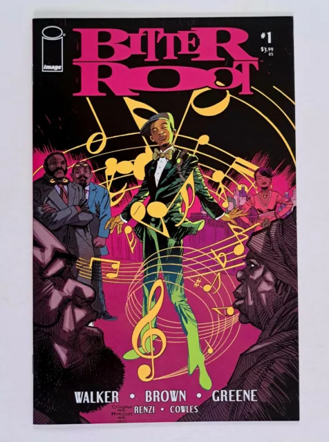 Bitter Root #1 Image (2018) Rare Denys Cowan Variant Cover C HTF Optioned NM🔥