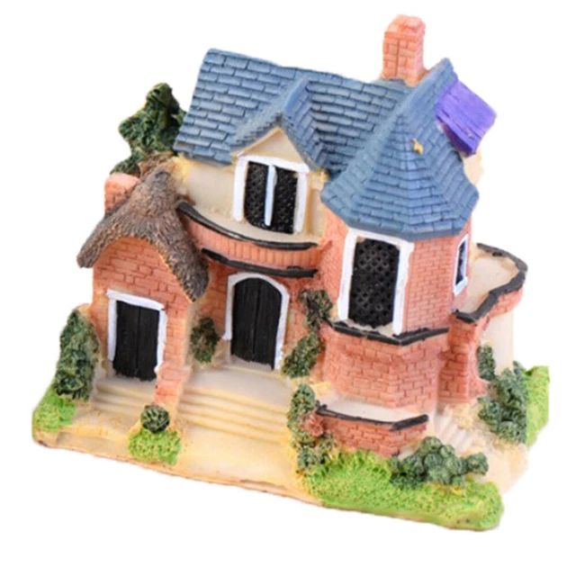 Paisaje Adornos Castillo Villa Micro Paisaje Decoración