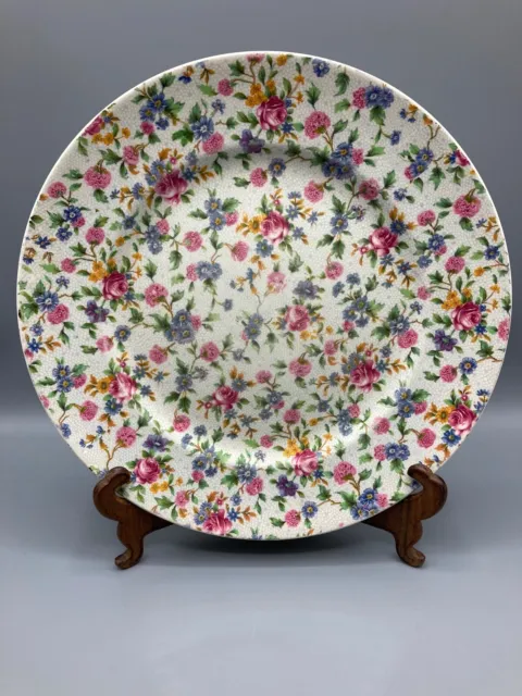 Vintage Royal Winton "Old Cottage Chintz" 10" Dinner Plate