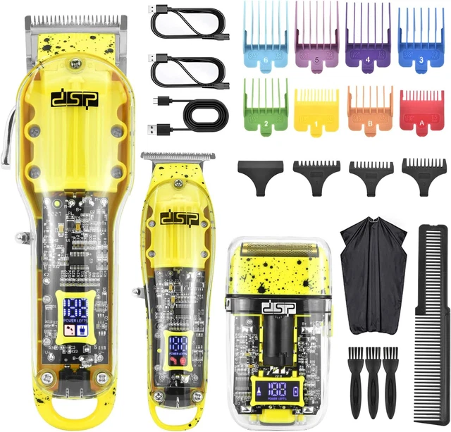 Kit Máquina De Cortar Cabello Para Afeitar Recortadora Recortar Pelo Corte Barba